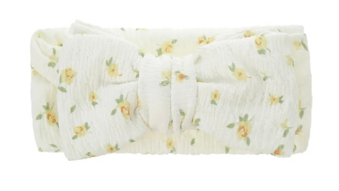 Daffodil  Top Knot Headband