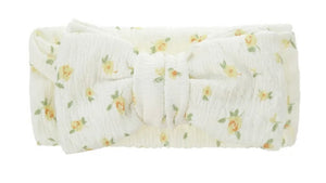 Daffodil  Top Knot Headband